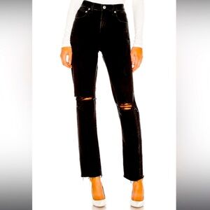 AGOLDE Cherie High Rise Straight Jeans in Distortion Size 26